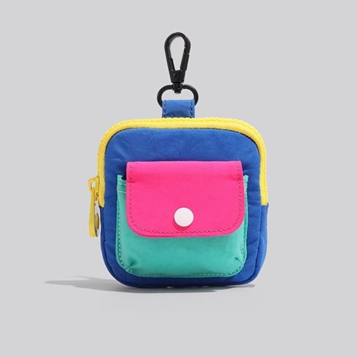 Mini Backpack Purse - Block Mini Coin Purse Swivel Lobster