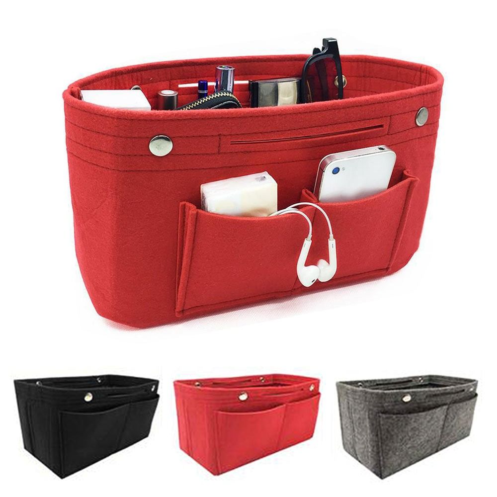 Backpack Insert Organizer - Portable Soft Felt Handbag Insert Bag