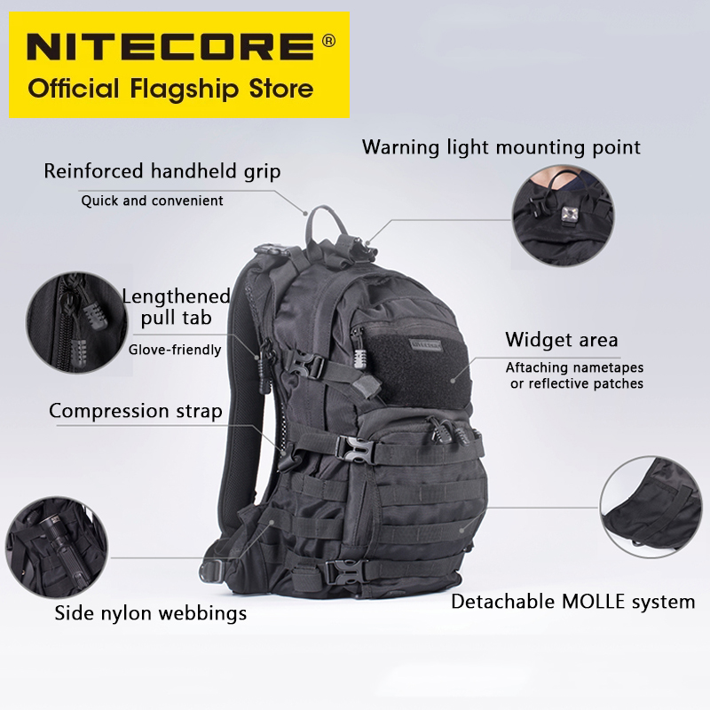 NITECORE BP20 20L Travel Backp - огляд і ціна Rucksack Military Style