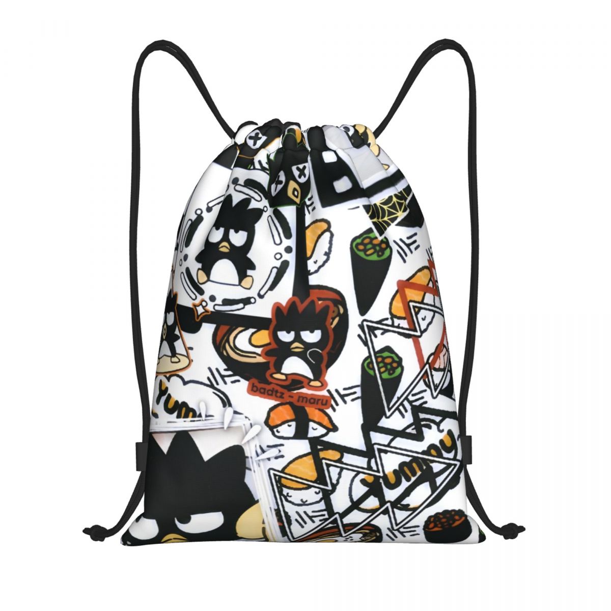 Cute Cartoon Penguin Bad Badtz - огляд і ціна Drawstring Gym Bag