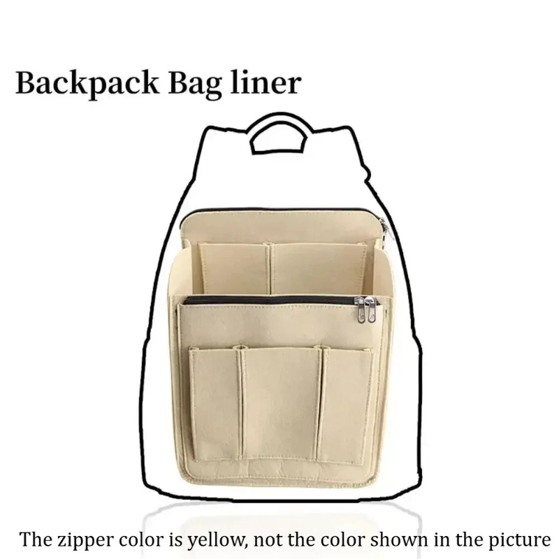 Makeup Organizer Felt Insert B - огляд і ціна Backpack Insert Organizer