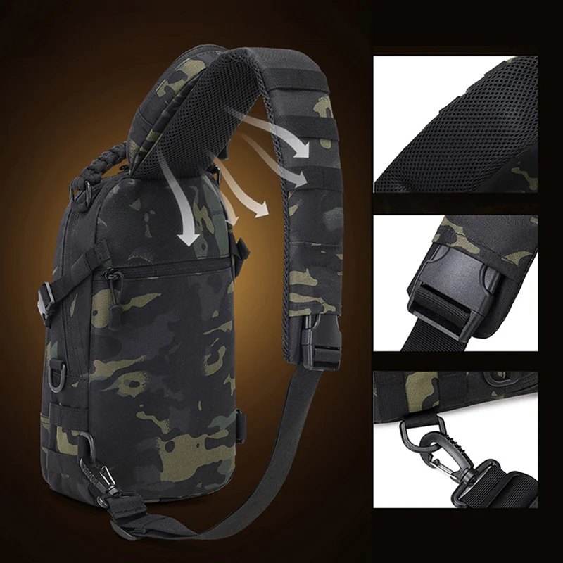 Men's Waist Bag Sports Shoulde - огляд і ціна Sling Backpack Shoulder