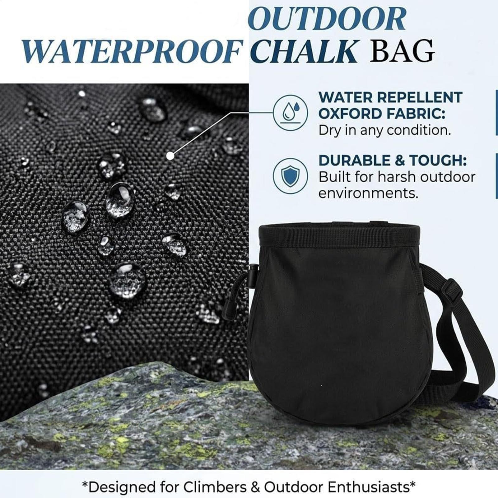 Rock Climbing Chalk Bag Waterp - огляд і ціна Drawstring Gym Bag