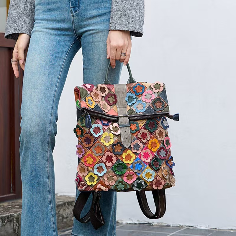 Vintage Women Genuine Leather  - огляд і ціна Fashion Backpack Women