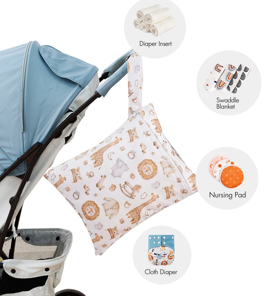 3PCS Travel Wash Cosmetic Bag  - огляд і ціна Backpack Diaper Bag