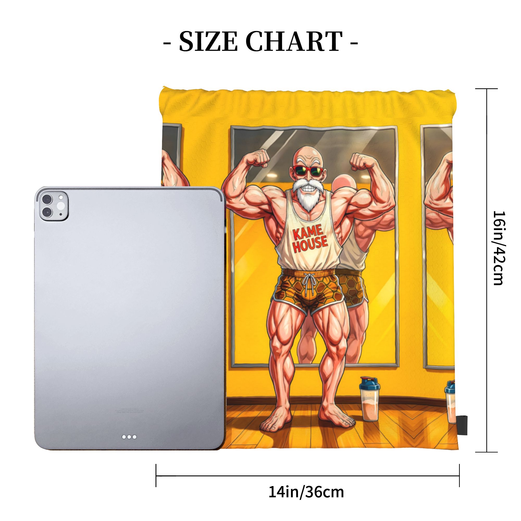 Custom Masters Roshis Drawstri - огляд і ціна Drawstring Gym Bag