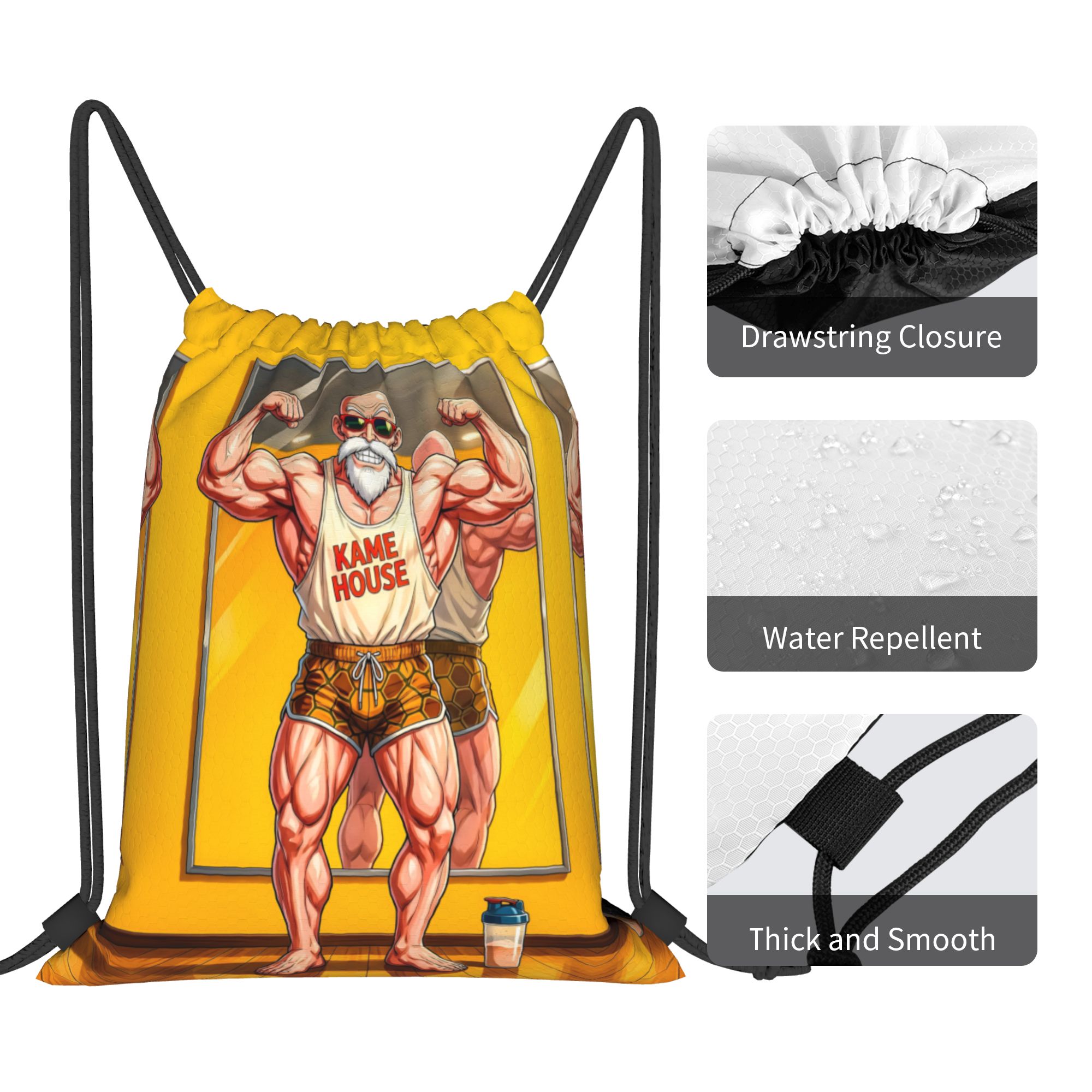 Custom Masters Roshis Drawstri - огляд і ціна Drawstring Gym Bag