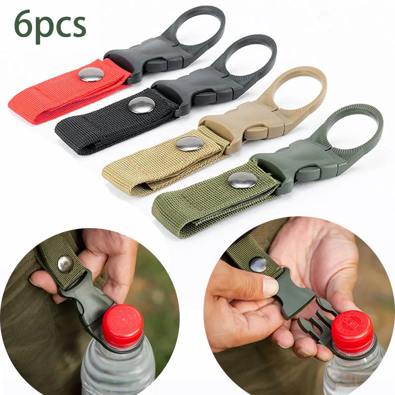 6pcs Camping Webbing Buckle Ho - огляд і ціна Rucksack Military Style