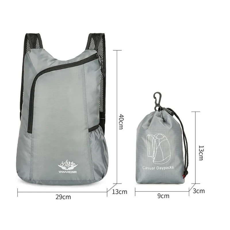 20L Unisex Lightweight Outdoor - огляд і ціна Foldable Backpack Small