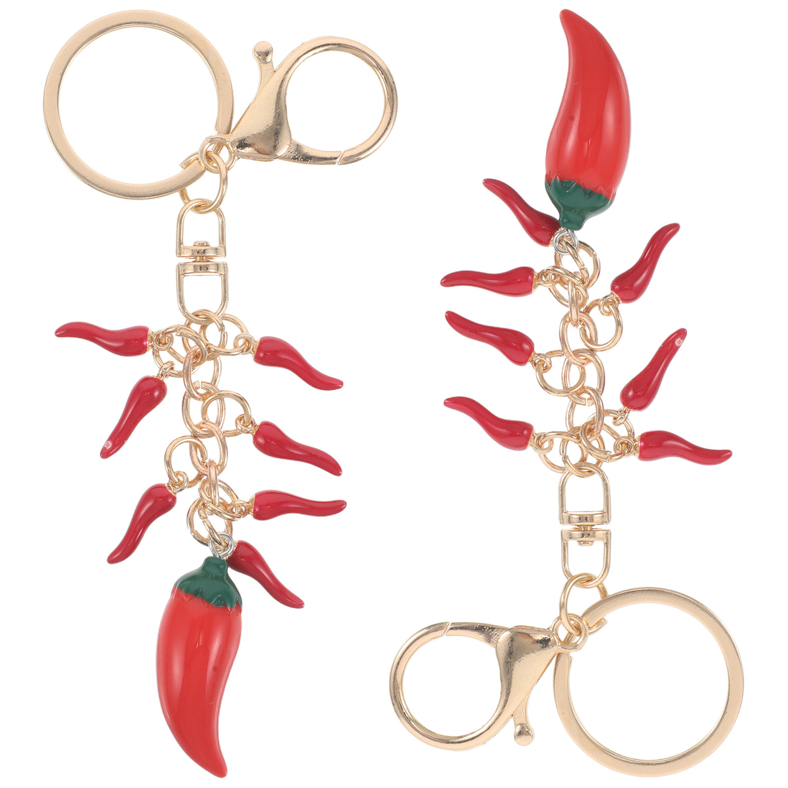 2Pcs Chili Pepper Keychains Re - огляд і ціна Mini Backpack Purse