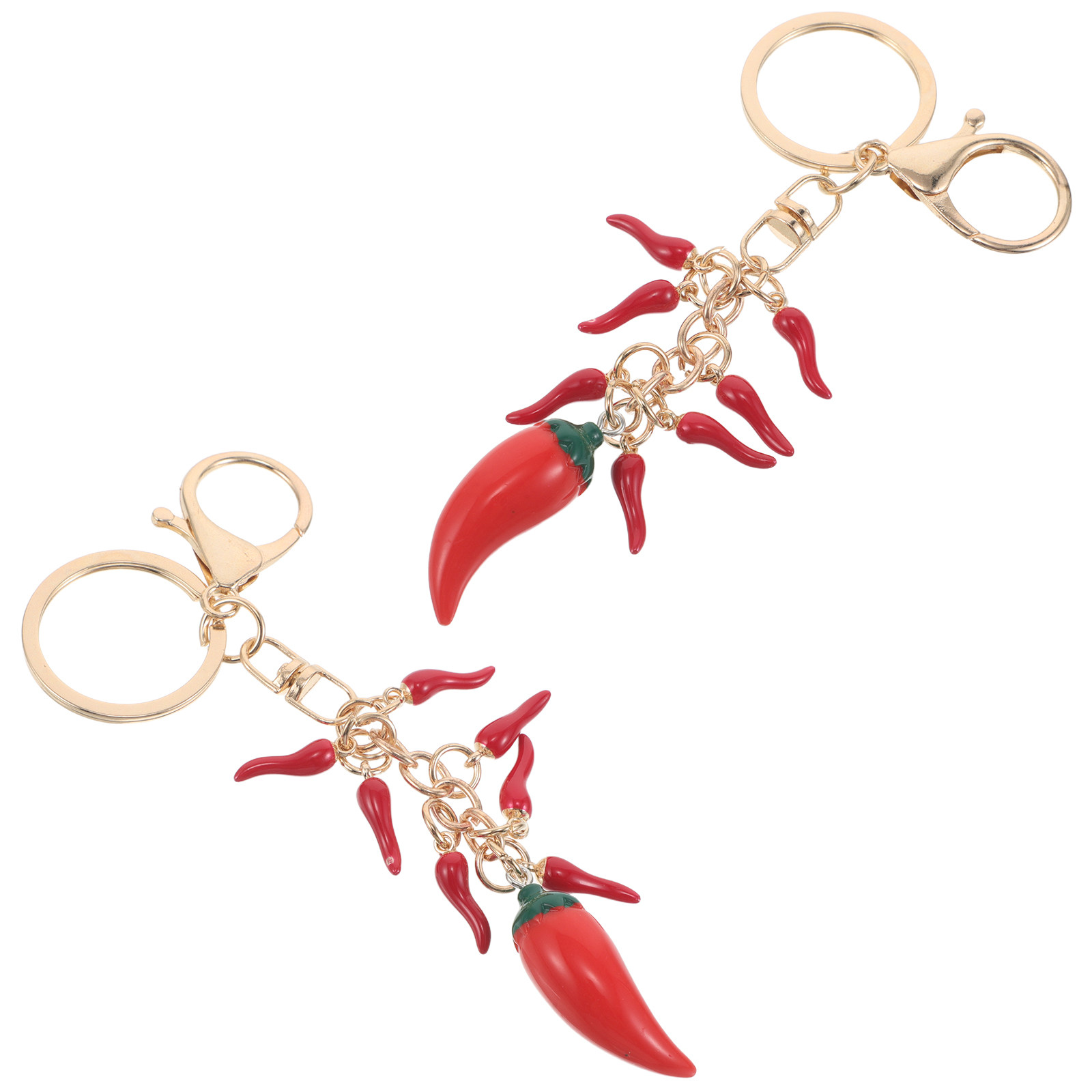 2Pcs Chili Pepper Keychains Re - огляд і ціна Mini Backpack Purse