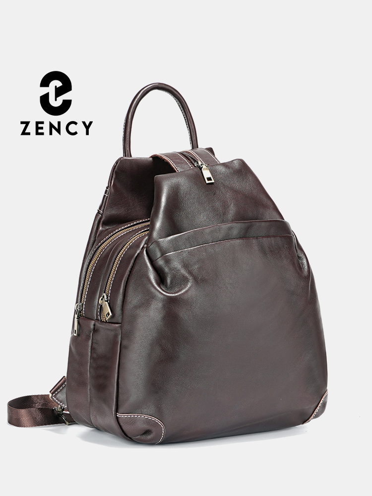 Zency Genuine Leather Women's  - огляд і ціна Travel Backpack Anti Theft