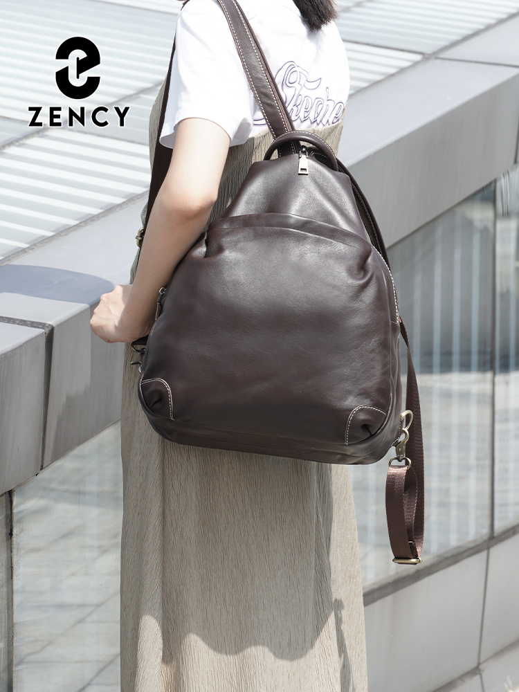Zency Genuine Leather Women's  - огляд і ціна Travel Backpack Anti Theft