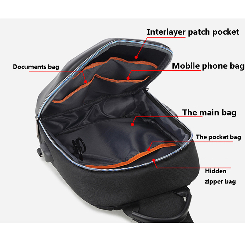 Anti-theft Lock Chest Bag for  - огляд і ціна Travel Backpack Anti Theft