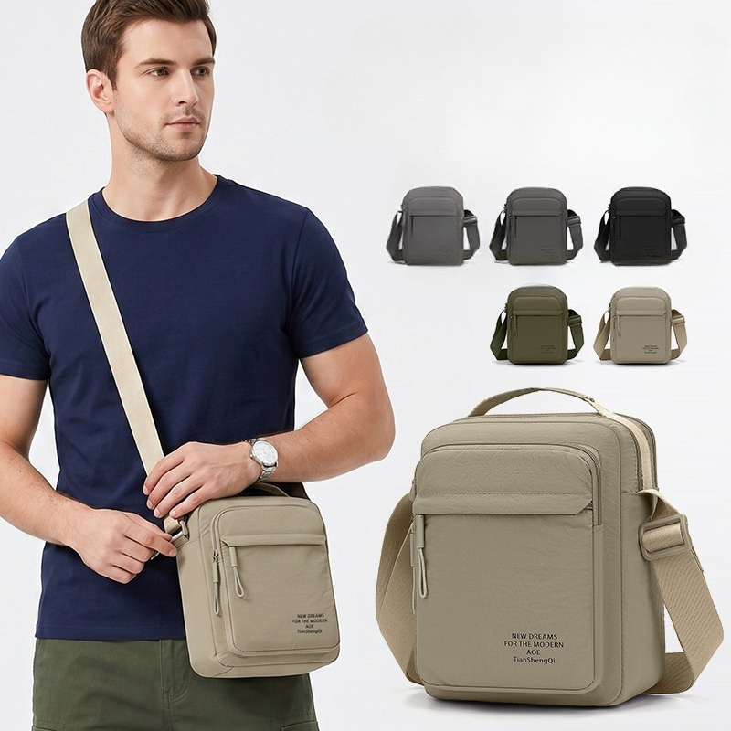 Men's Nylon Crossbody Backpack - огляд і ціна Sling Backpack Shoulder
