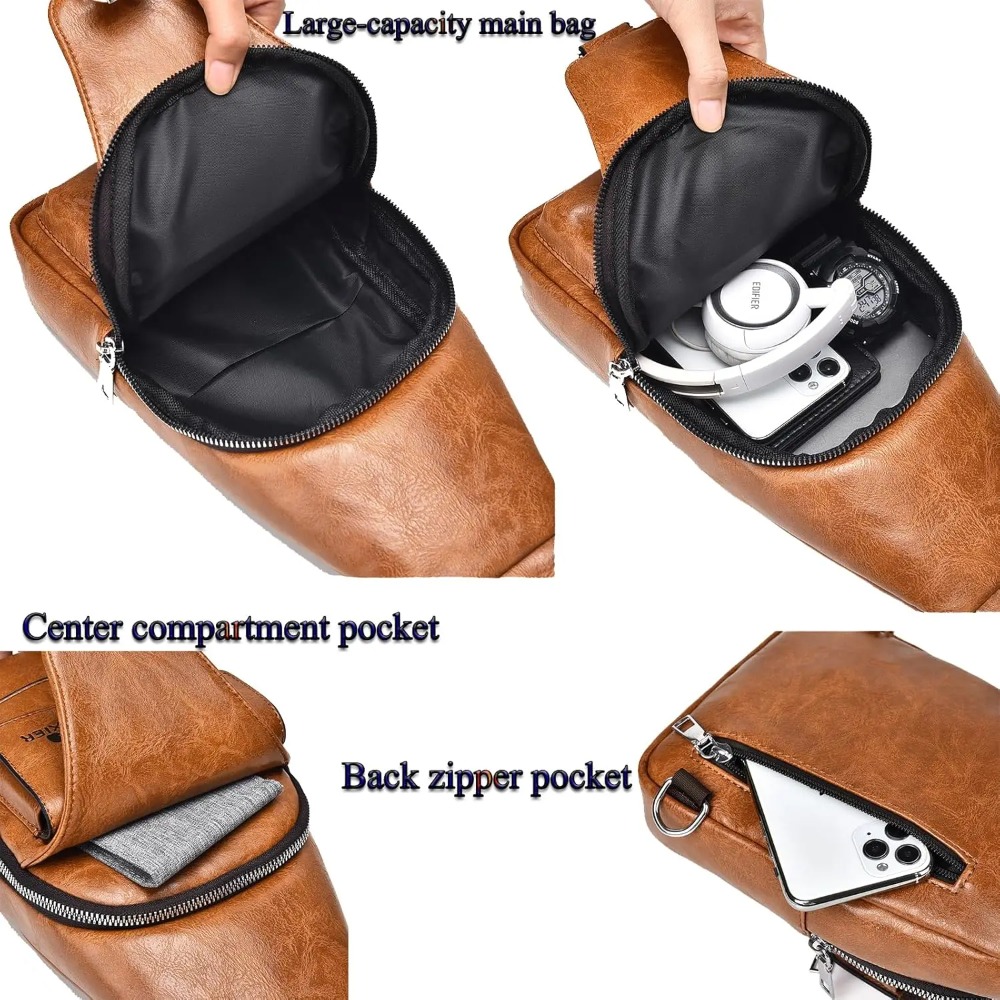 Sling Bag for Men Crossbody Ch - огляд і ціна Sling Backpack Shoulder