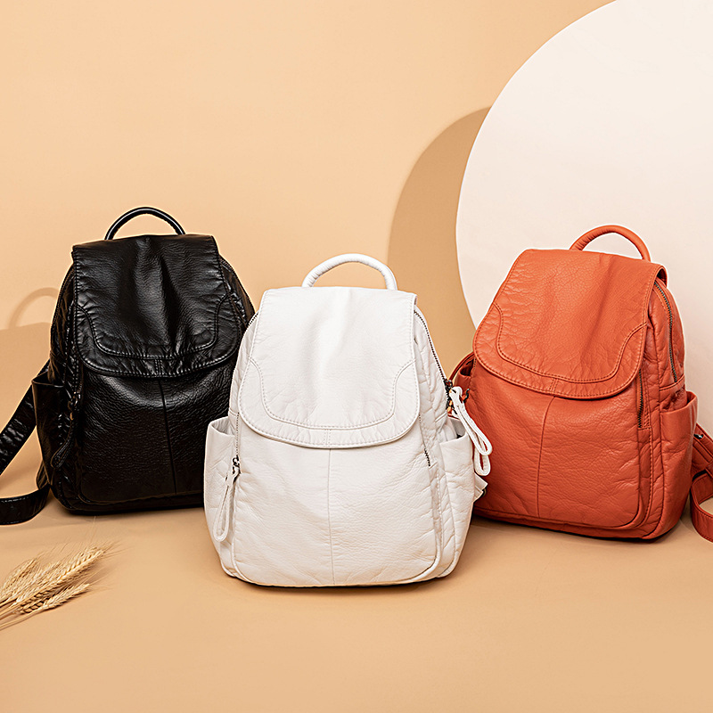 Women's Backpack White Washed  - огляд і ціна Fashion Backpack Women