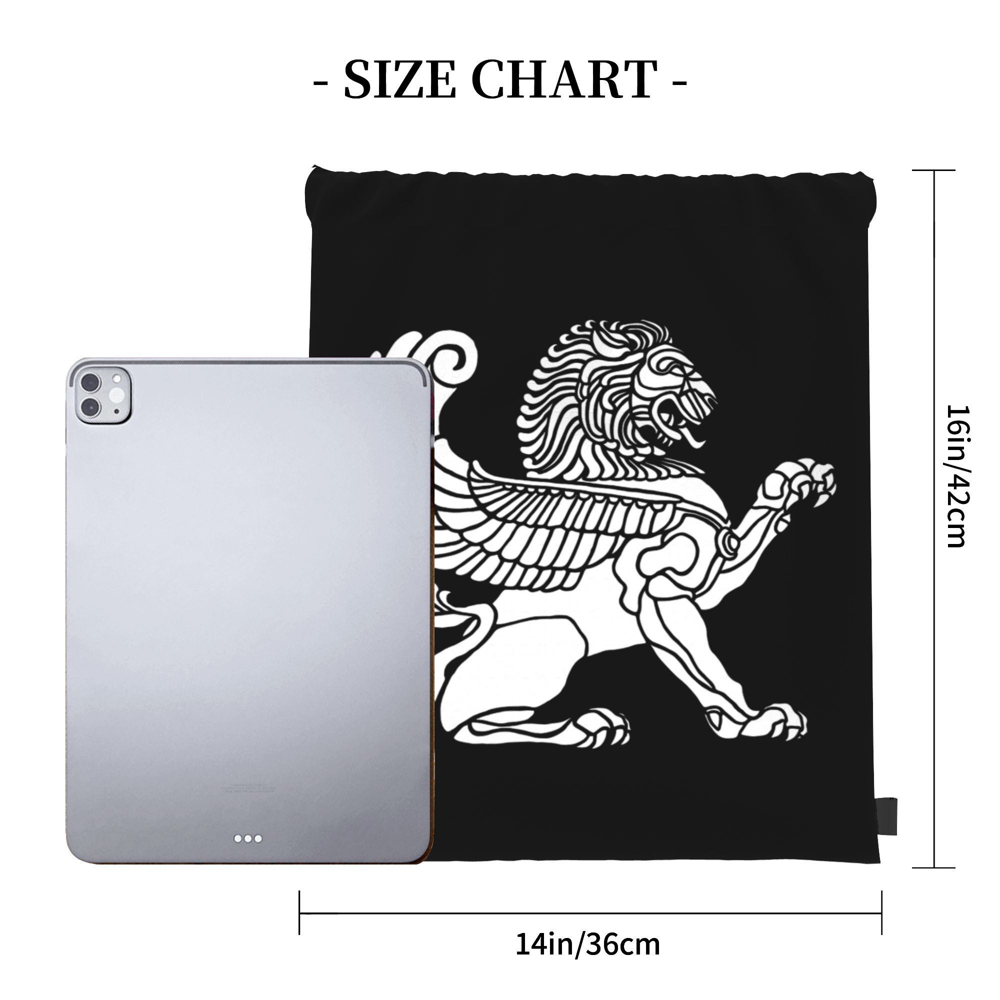 Persian Lion Iranian Iran Pers - огляд і ціна Drawstring Gym Bag
