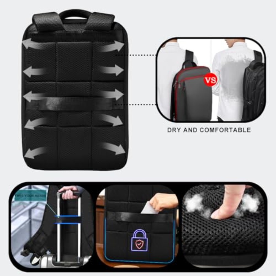 Slim and Expandable 15 15.6 16 - огляд і ціна Laptop Backpack 15.6