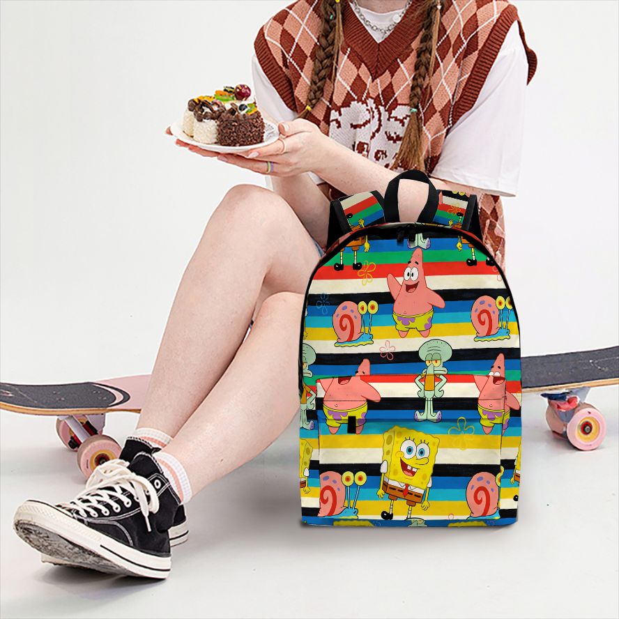 SpongeBob SquarePants Striped  - огляд і ціна School Backpack Teen