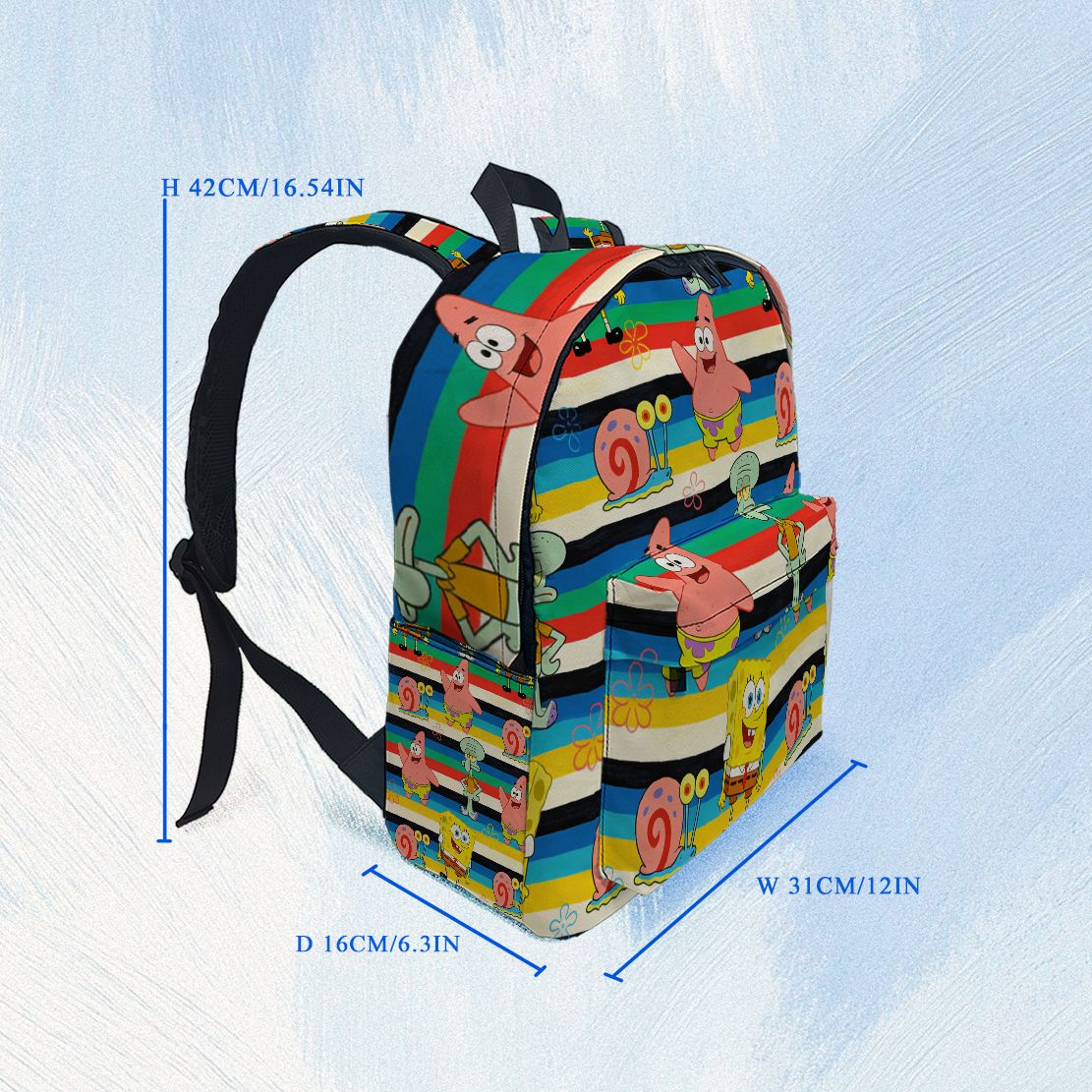 SpongeBob SquarePants Striped  - огляд і ціна School Backpack Teen