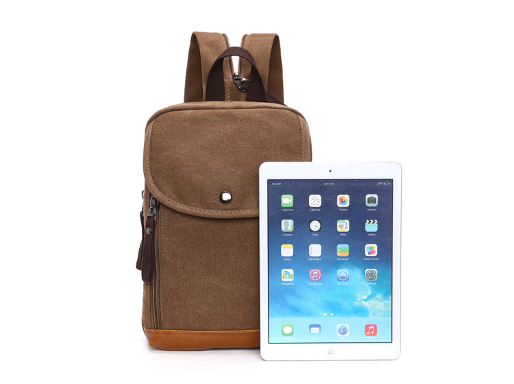 Men's Canvas Mini Backpack Men - огляд і ціна Sling Backpack Shoulder