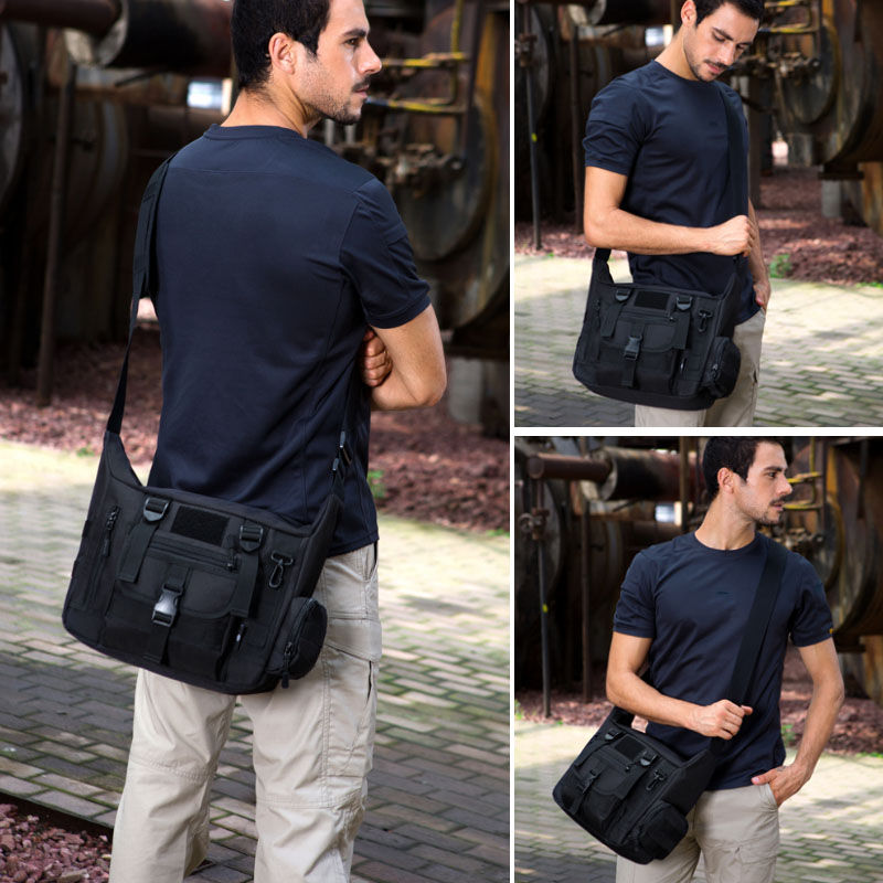 14 Inch Laptop Shoulder Bag Me - огляд і ціна Rucksack Military Style