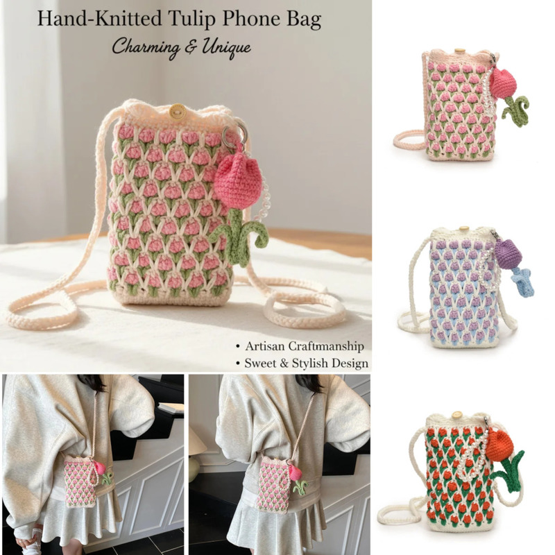 Handmade Backpacks Crochet Tul - огляд і ціна Mini Backpack Purse