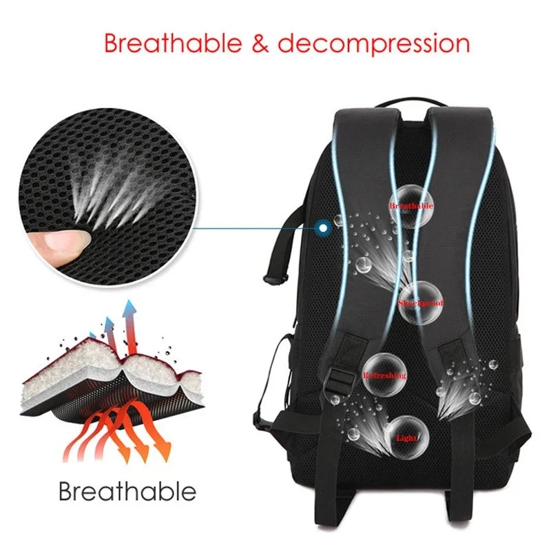 Waterproof Video Camera Backpa - огляд і ціна Laptop Backpack 15.6