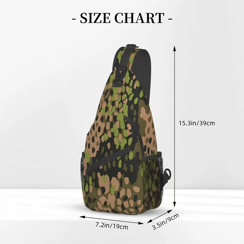 WW2 SS Erbsentarn Camouflage C - огляд і ціна Sling Backpack Shoulder