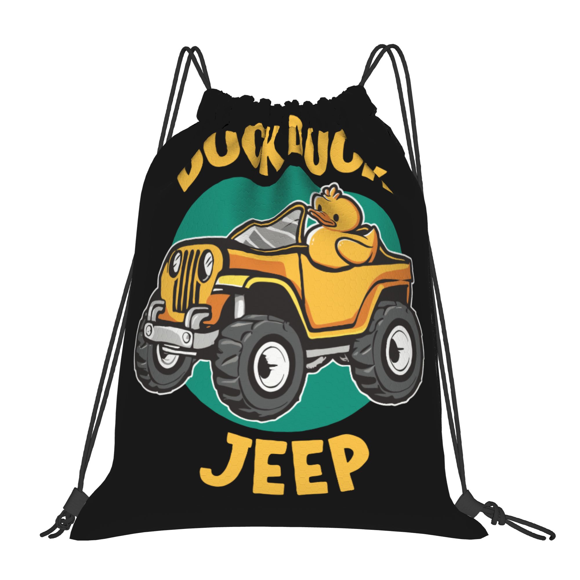 Custom Duck Duck Jeep Drawstri - огляд і ціна Drawstring Gym Bag