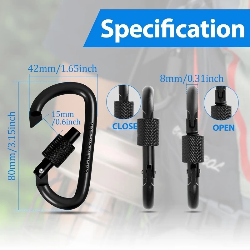 4Pcs Aluminum Alloy D-Ring Car - огляд і ціна Backpack Insert Organizer
