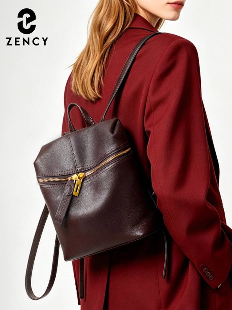 Zency Women Genuine Leather Ba - огляд і ціна Leather Backpack Vintage