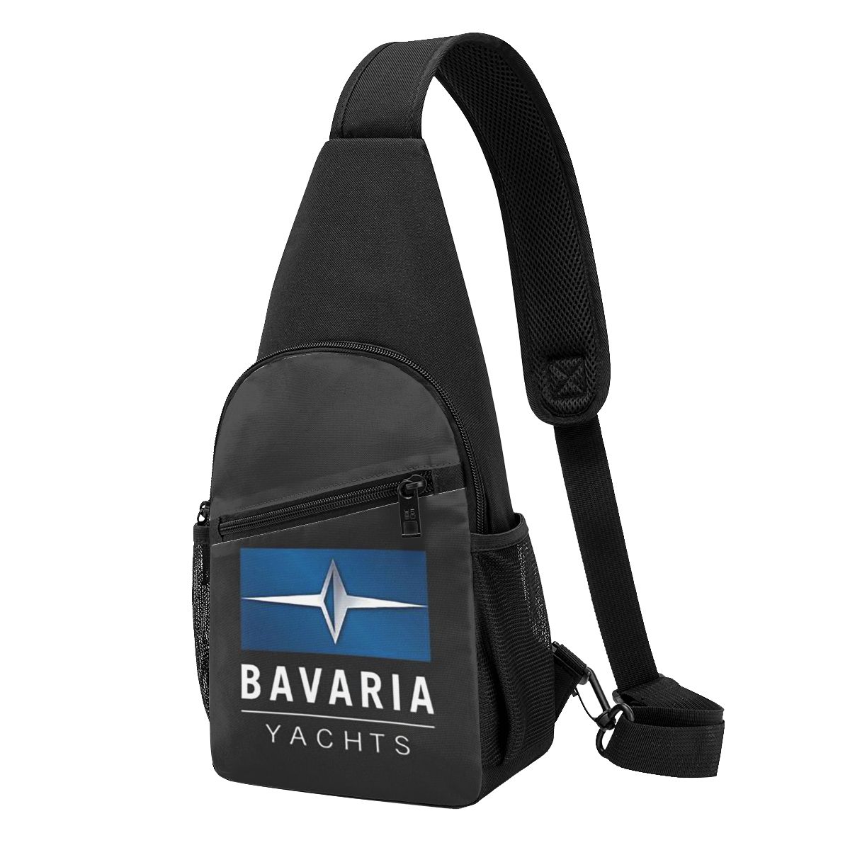 Bavaria Yachts Blue Silver Log - огляд і ціна Sling Backpack Shoulder
