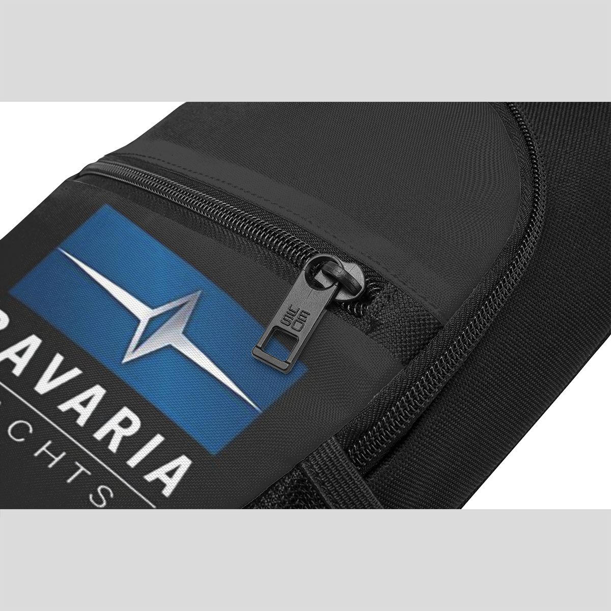 Bavaria Yachts Blue Silver Log - огляд і ціна Sling Backpack Shoulder