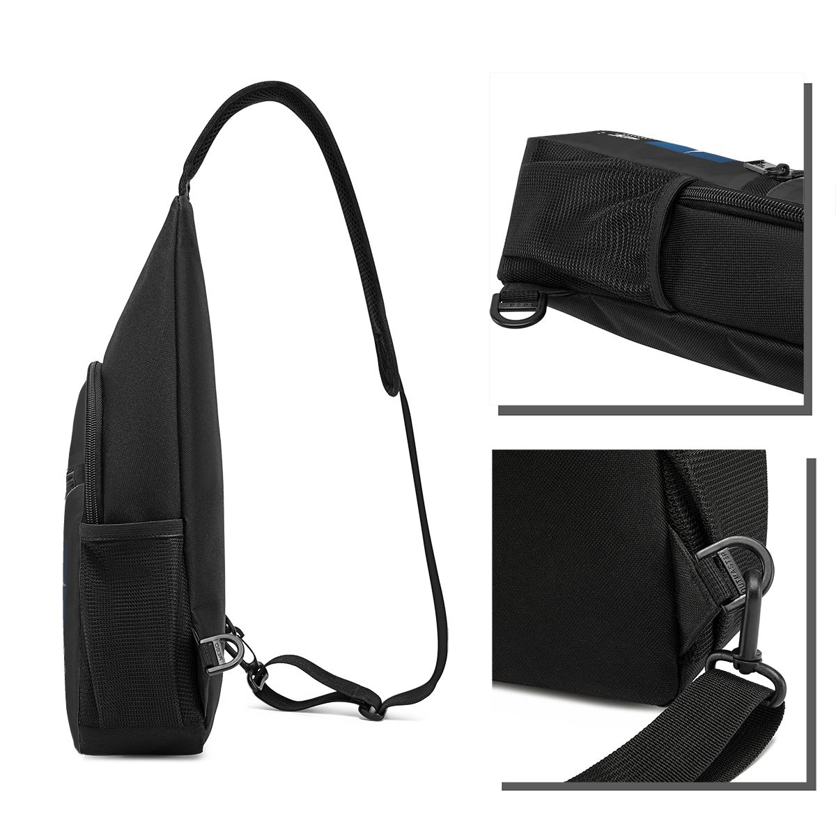 Bavaria Yachts Blue Silver Log - огляд і ціна Sling Backpack Shoulder