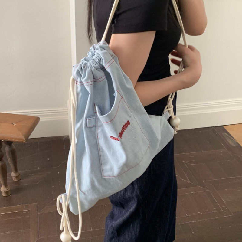 Women's Canvas Drawstring Hand - огляд і ціна Canvas Backpack Casual