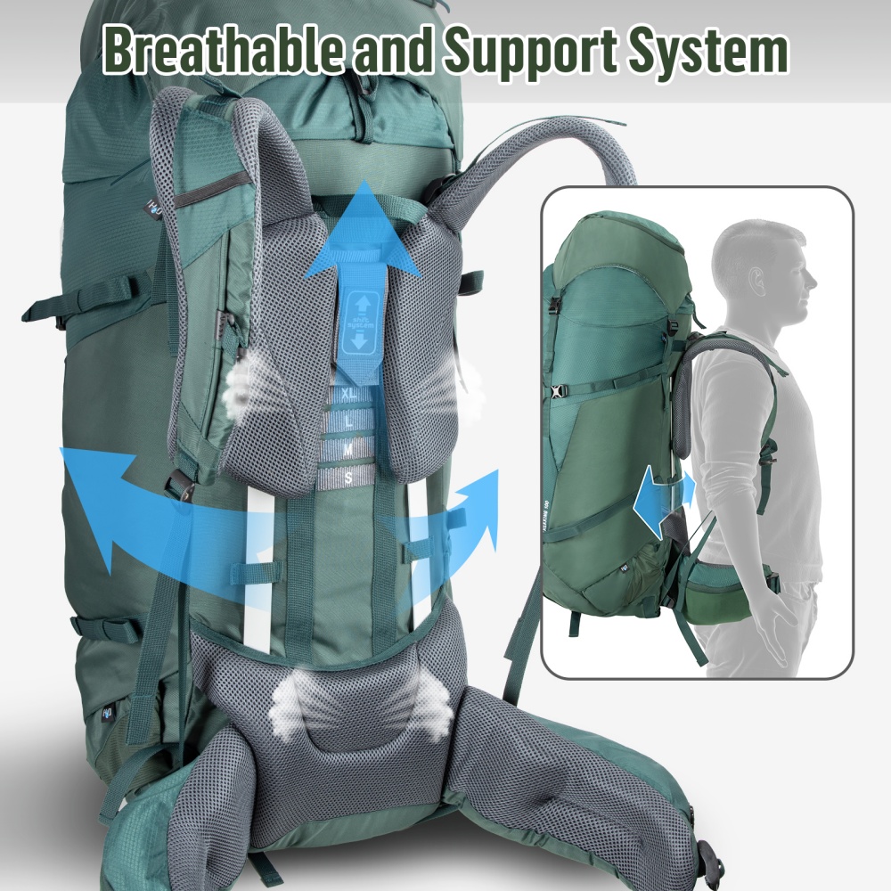 Night Cat Internal-frame Hikin - огляд і ціна Rain Cover Backpack
